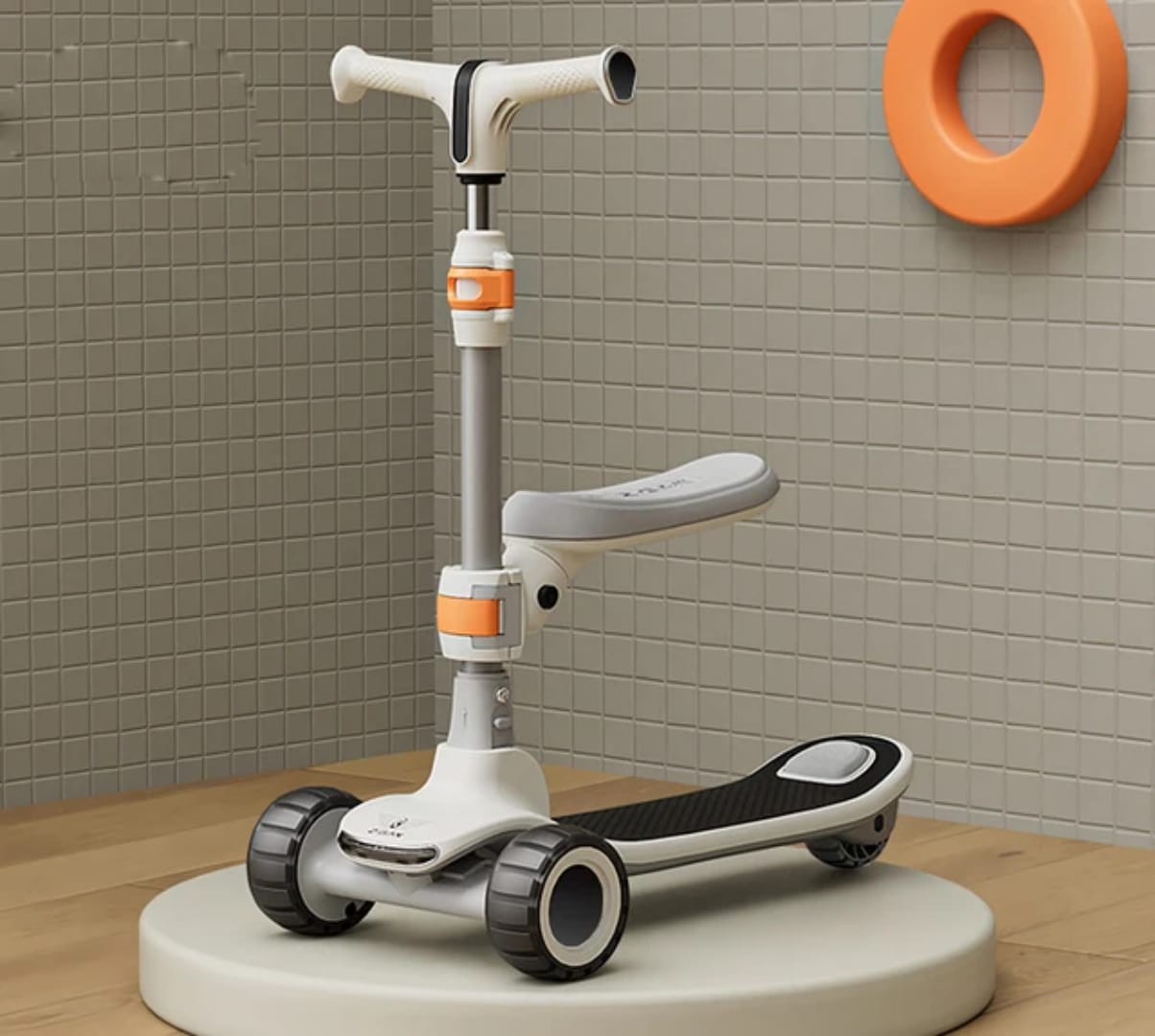 Kids 3 Wheel Swat Scooter with Light, Music, Bluetooth